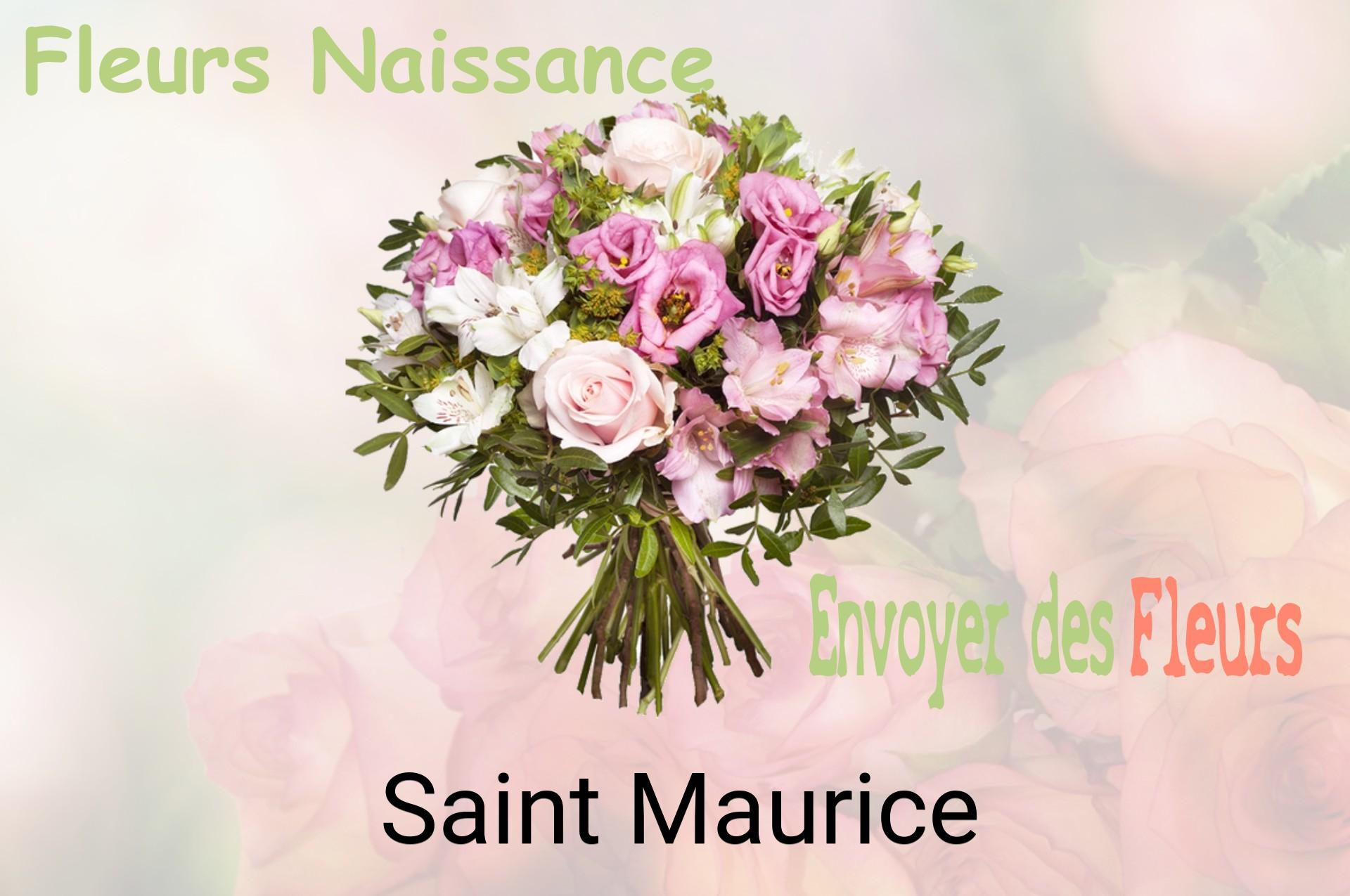 Bouquet de fleurs de naissance livré à Saint-Maurice
